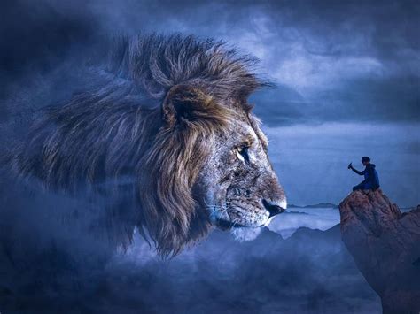 The Lion Who Dreamed of Flying! - A Look into Ethiopian Folklore and Animal Symbolism